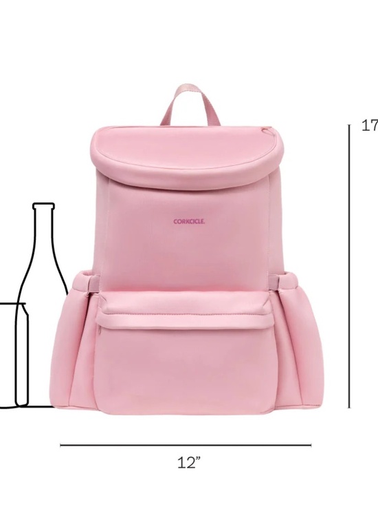 Pink Corkcicle Lotus Backpack Cooler